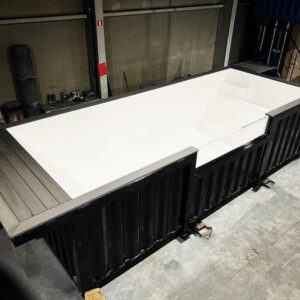 Alternative view of PISCINA CONTENEDOR DE 6 METROS NEGRO